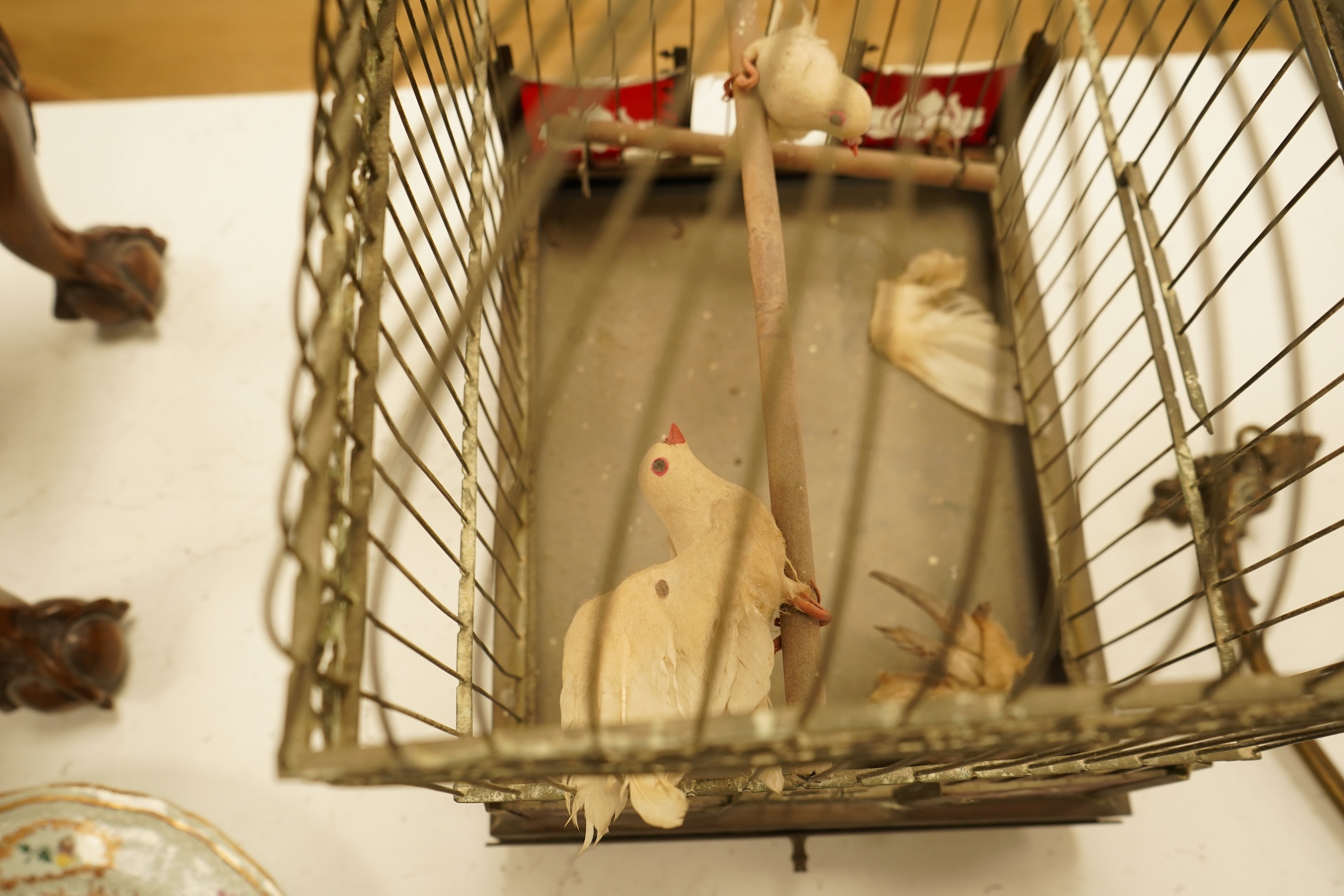 A mid 20th century birdcage, 50cm